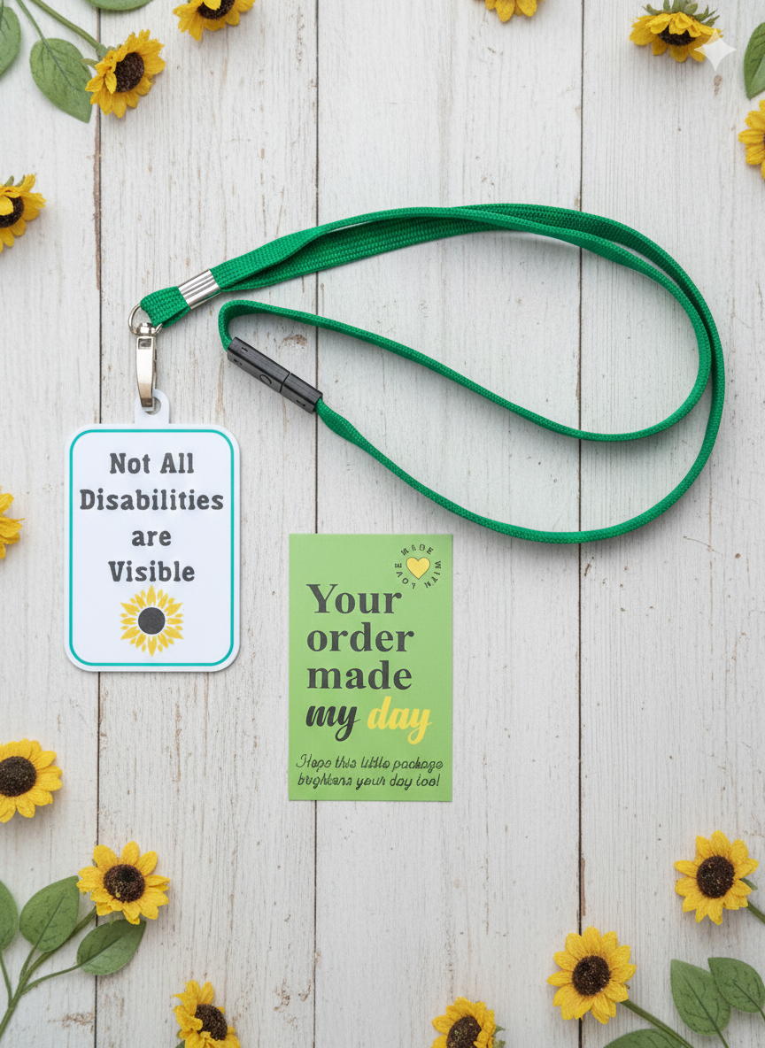 "Not all Disabilities are Visible" Tag