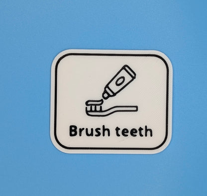 "Now" & "Next" board- including 19 weekday routine tags