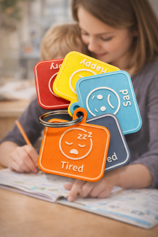 Set of 5 emotion tags