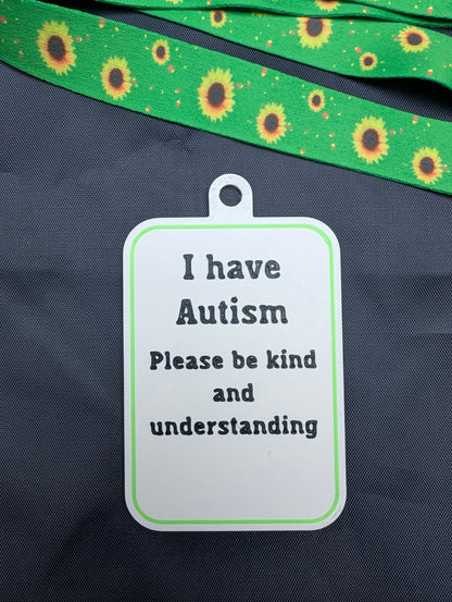 "I have Autism" Tag