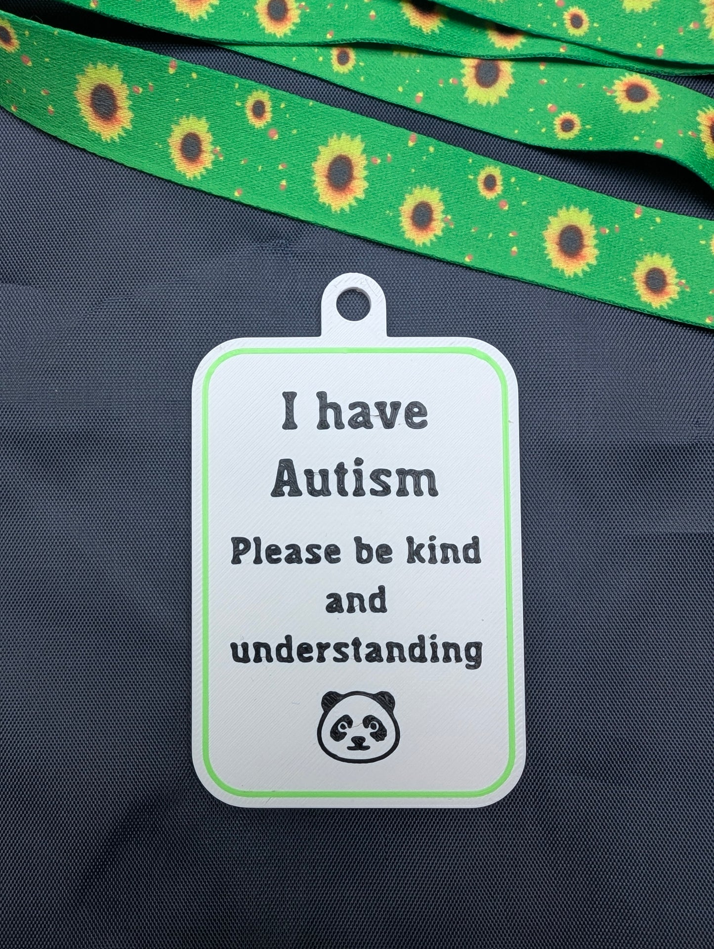 "I have Autism" Tag