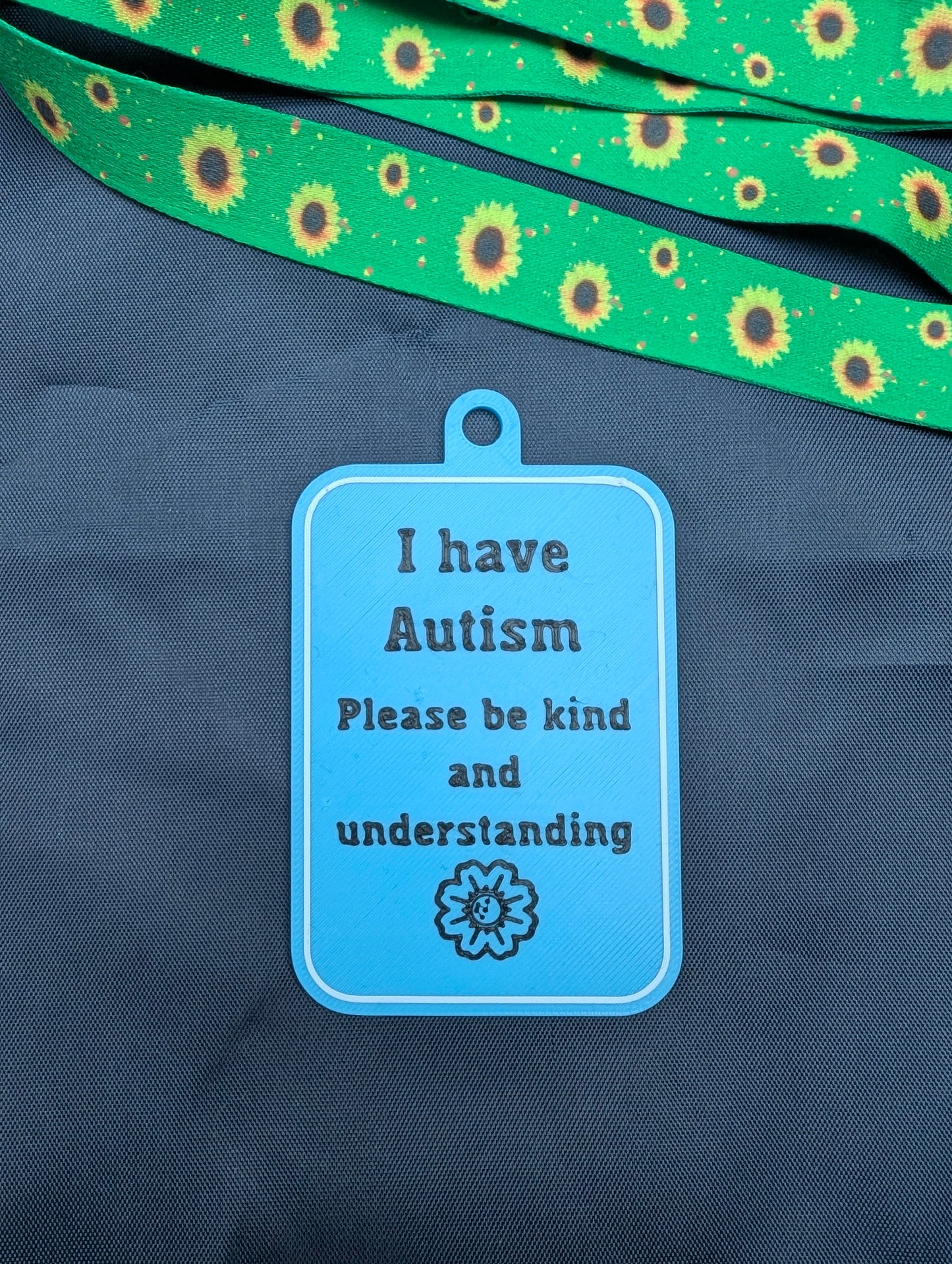 "I have Autism" Tag