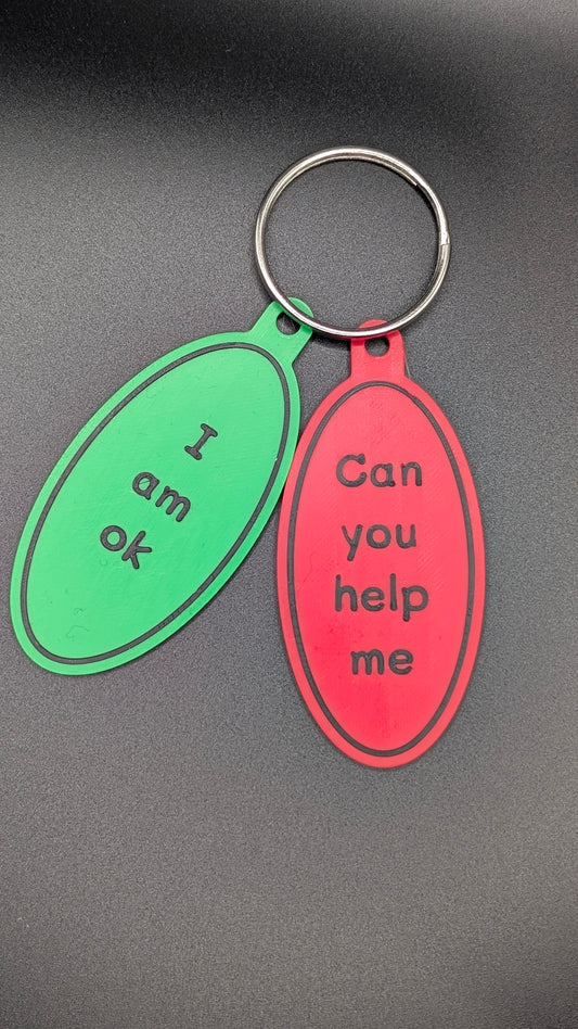 I am ok & Can you help me tags with keyring