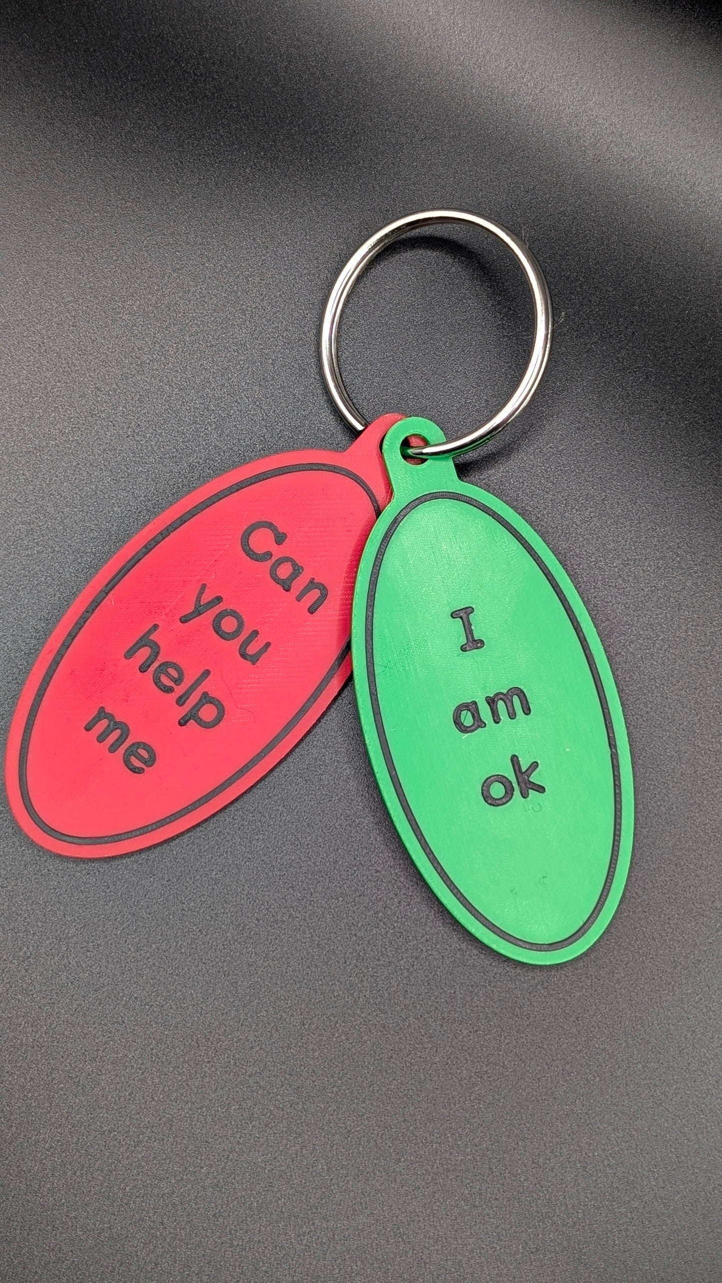 I am ok & Can you help me tags with keyring