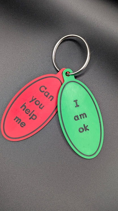 I am ok & Can you help me tags with keyring