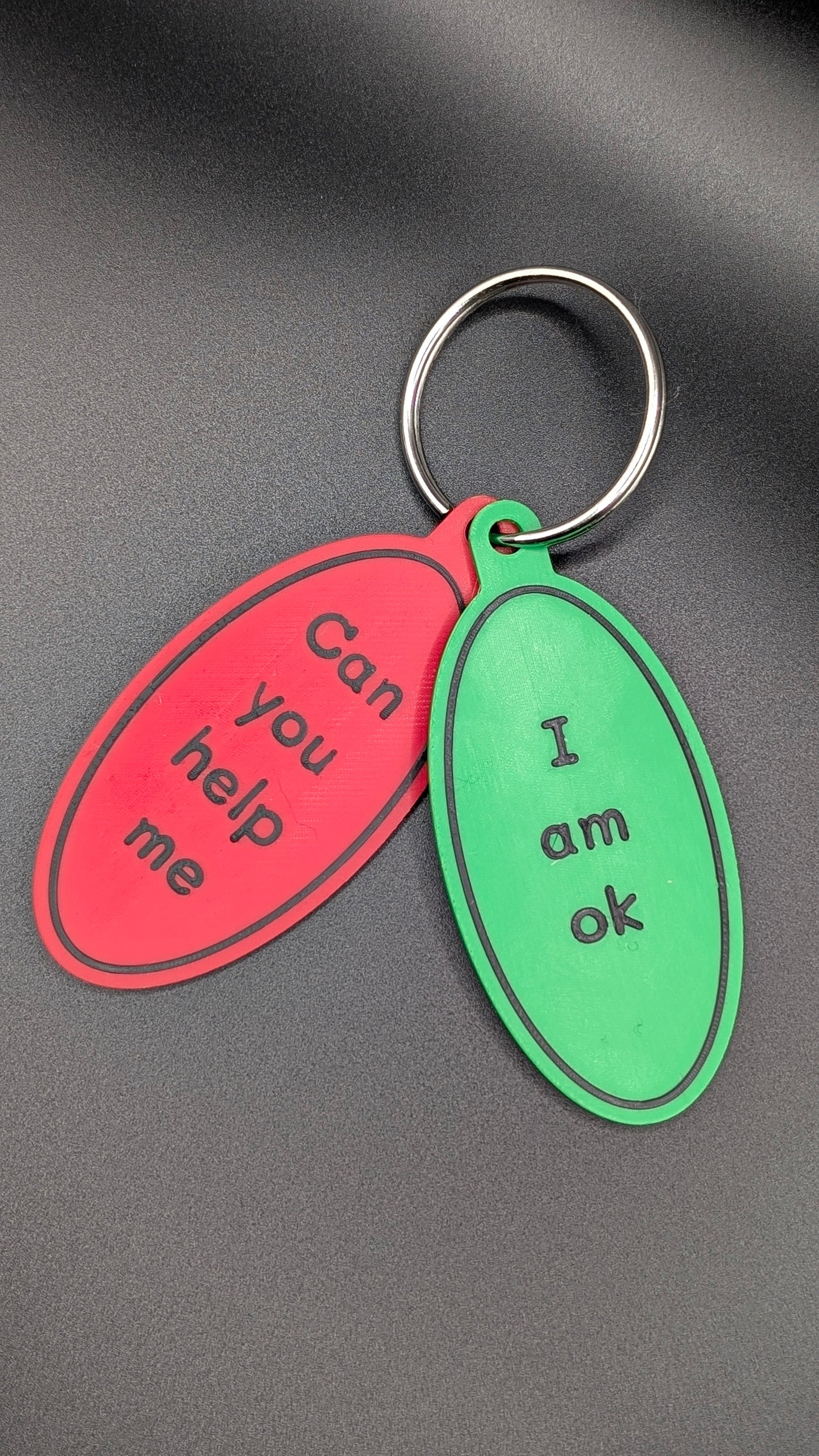 I am ok & Can you help me tags with keyring